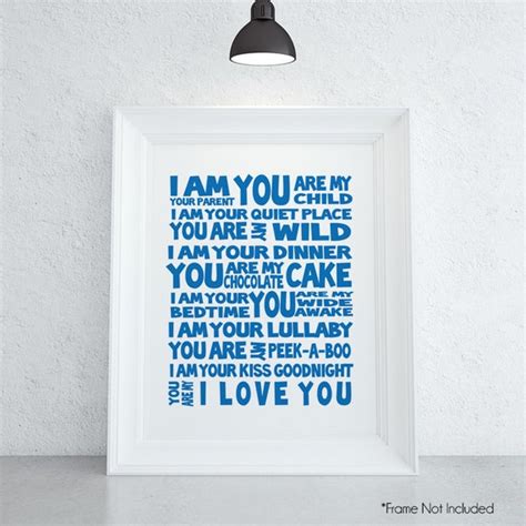 I Am Your Parent You Are My Child 8x10 Print By Augustandelm