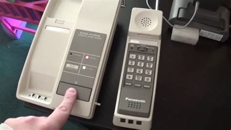 Vintage 1980s Panasonic Kx T3825 Easa Phone Youtube