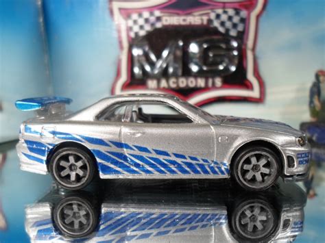 Hot Wheels Nissan Skyline Gt R R34 Velozes E Furiosos 2 R 95 00 Em