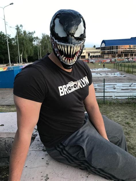 Venom Mask Venom Helmet Venom Cosplay Etsy
