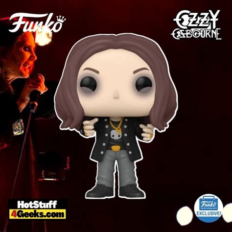 2023 New Ozzy Osbourne In Black Suit Funko Pop Exclusive
