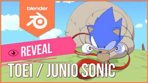 Juniotoei Sonic 3d Reveal Created In Blender Youtube