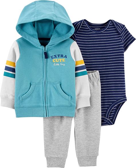 Carters Baby Boys` 3 Piece Little Jacket Set Clothing
