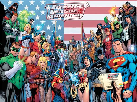 Cover Justice League Of America 1 By Ed Benes Oct 2006 Dccomics
