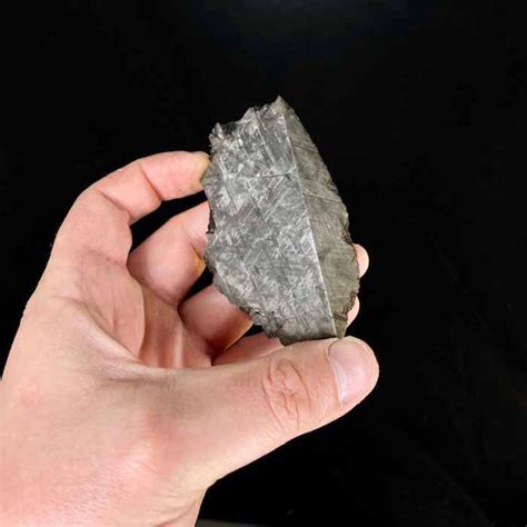 Etched Muonionalusta Meteorite Specimen Mineral Mike