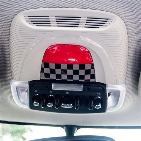 Mini Cooper Interior Light Panel 3d Pu Sticker Union Jack Checker F55