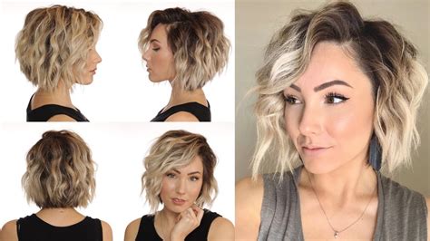 Short Hairstyles With Curling Wand Hairstyle Guides