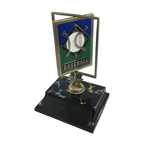 Spinning Photo Holder Baseball Trophies