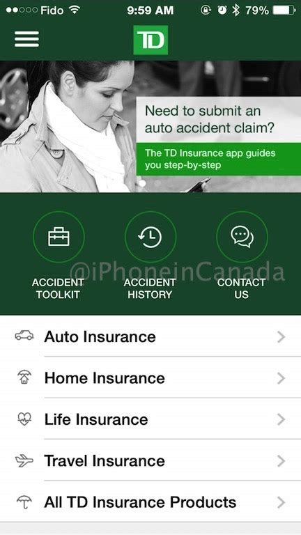 Let our advisors help you choose the right coverage for you and your family's protection. TD Canada Teases New iPhone App with Added Banking Features LIST | iPhone in Canada Blog