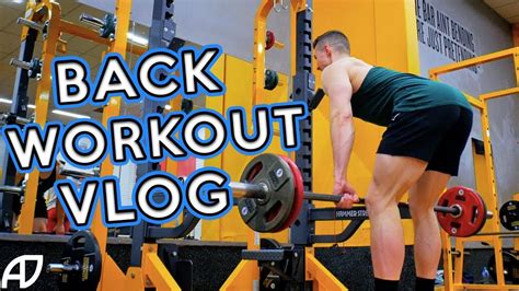 Back Workout Vlog Deadlifts Youtube