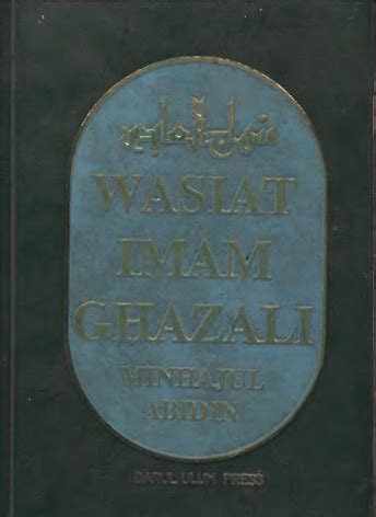 Terjemahan Kitab Minhajul Abidin Wasiat Imam Ghazali 
