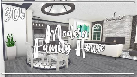 Modern House Tutorial On Roblox Bloxburg 30k | Free Codes ...