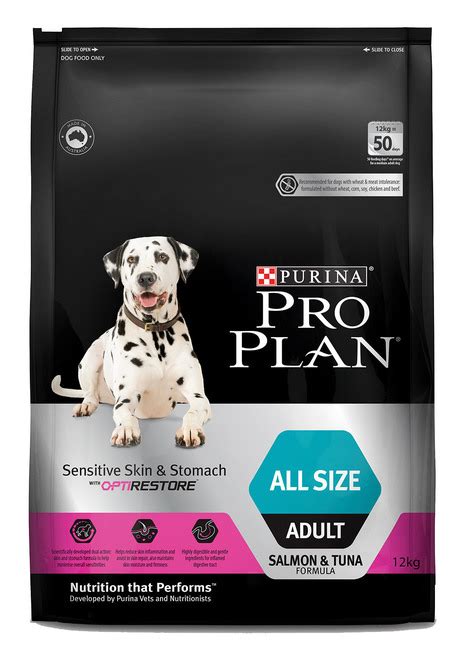 My dog is so flakey after the mix, i use plain baby oil to moisten her skin, she is scabby and most of her her is gone even her tail…. Pro Plan Adult Optirestore Sensitive Skin & Stomach Dry ...