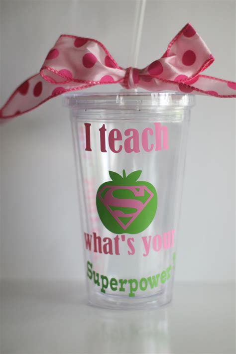 Unique personalized gifts for teachers. Christmas Teacher Gifts Personalized Teacher Cup I teach