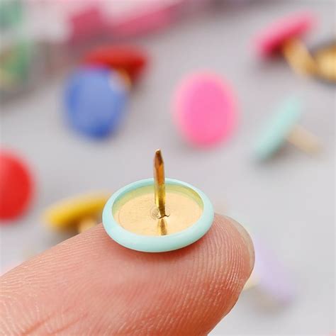300pcs Home Office Colorful Drawing Pins Pushpin Thumbtack Cork Board