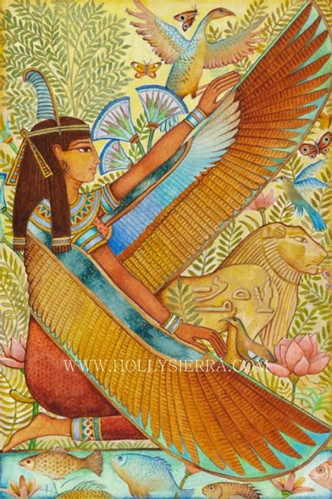 Maat The Egyptian Goddess Of Truth By Hollysierraart On Etsy