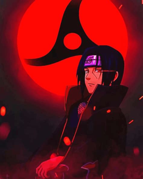 Itachi Uchiha Paint By Numbers Numpaints Paint By Numbers