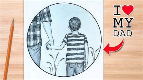 In This Video You Can Able Learn How To Draw Father And Son For Father