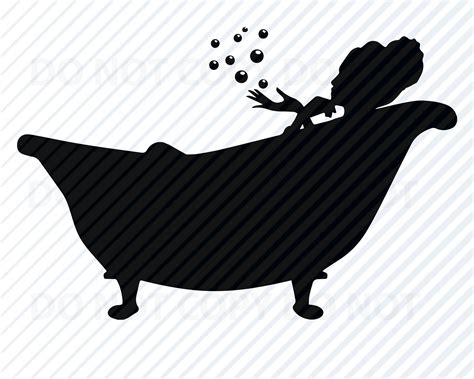 Bathing Svg Silhouette Bath Tub Vector Images Clipart Etsy The Best Porn Website