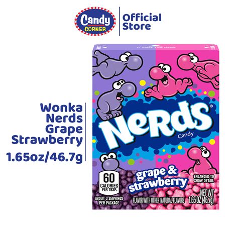 Wonka Nerds Grape Strawberry 467g X 12pcs Candy Corner