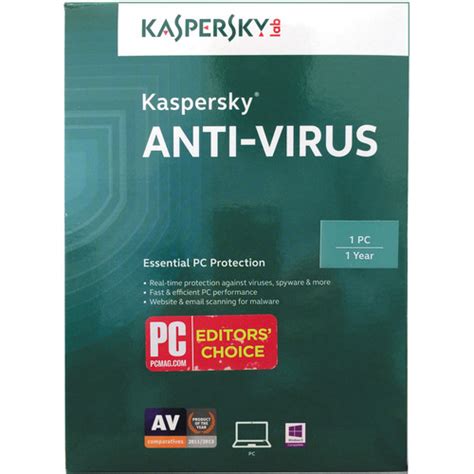 Kaspersky Anti Virus 2015 1 Pc 1 Year Protection