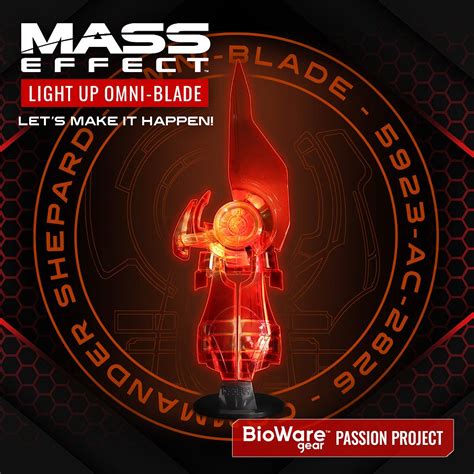 Mass Effect Light Up Omni Blade Replica Passion Project