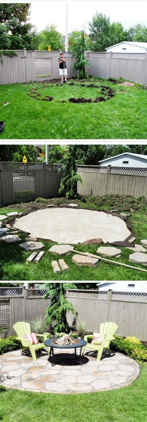 Diy Fire Pit Patio Awesome Diy Outdoor Projects To Make Your Backyard