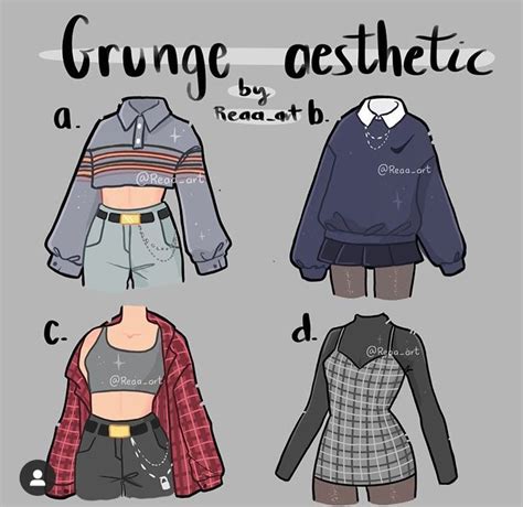Grunge Clothing Reference