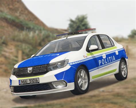 Gta 5 Dacia Logan 2018 Politia Design Nou Els Mod