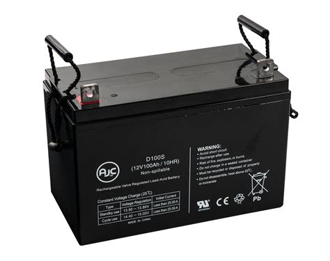 Wkdc12 100p 12v 100ah Wheelchair Replacement Battery 740737179609 Ebay