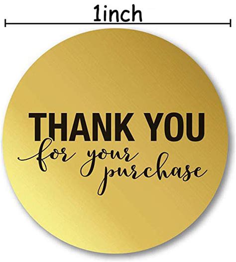 Thank You For Your Purchase Stickers Hand Made Professional Etsy