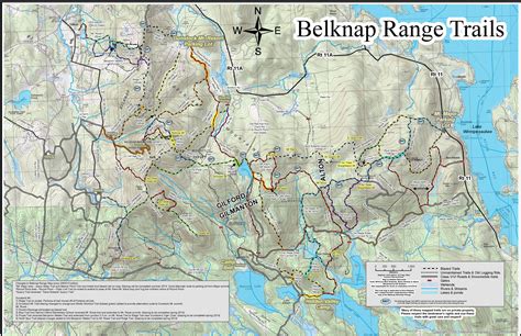 Trail Map Belknap Range Trails