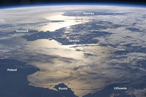 Scandinavia From Space Pics