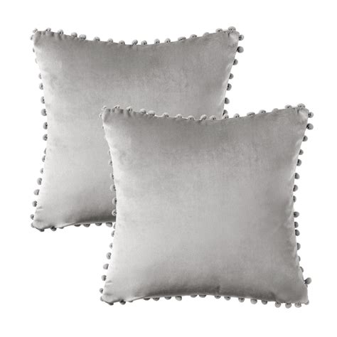Silver Throw Pillows Throw Pillows Bedroom Grey Pillows Cute Pillows