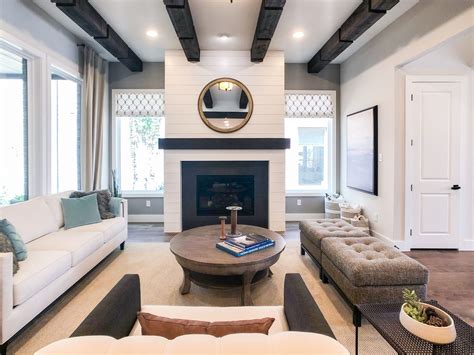 Add Wood Beams To Your Home For A Bold Design With Neutral Colors