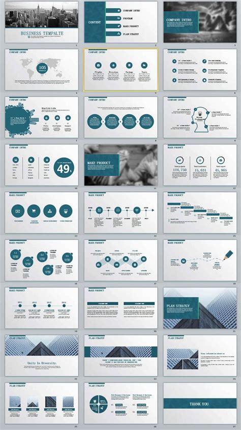 Business Infographic 27 Business Report Professional