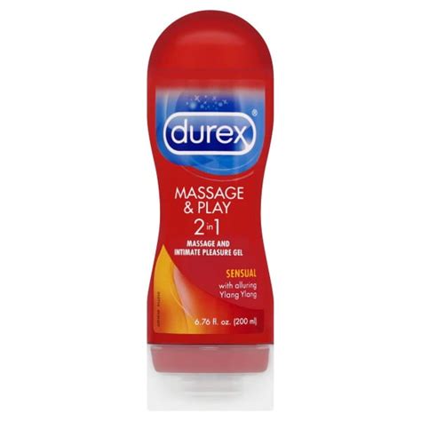 Durex Sensual Massage And Play 2 In 1 Massage Gel And Personal Lubricant