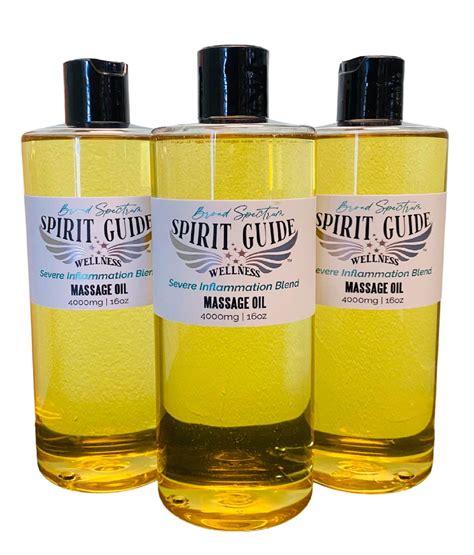 Severe Inflammation Blend Massage Oil 16oz Spirit Guide Wellness