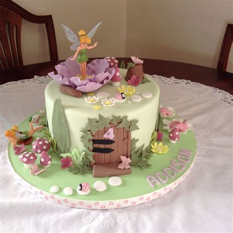 Tinkerbell Fairy Birthday Cake Tinkerbell Birthday Cakes Fairy