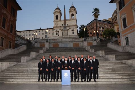 Ryder Cup Players And Wags Get Dressed Up For Spectacular Rome Gala