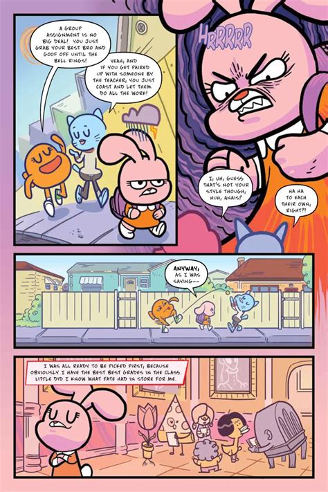 Comiclist Previews The Amazing World Of Gumball Volume 4 Scrimmage Scramble Gn