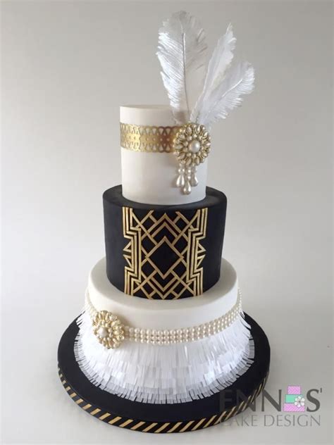 Great Gatsby Gatsby Cake Art Deco Wedding Cake Great Gatsby Cake