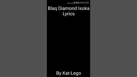Blaq Diamond Isoka Lyrics Youtube