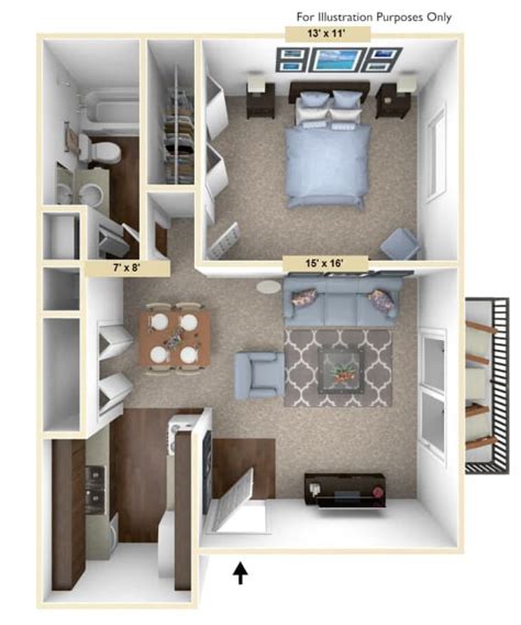 1 And 2 Bedroom Apartments In Midland Woodland Place Apartments
