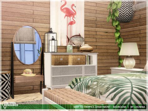 Way To Tropics Apartment Bedroom By Lhonna At Tsr Lana Cc Finds