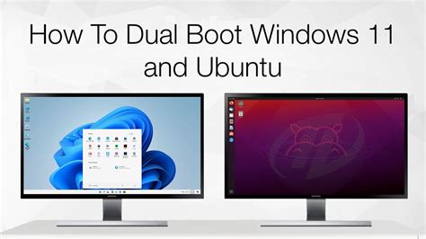 How To Dual Boot Windows 11 And Ubuntu Step By Step Guide Youtube