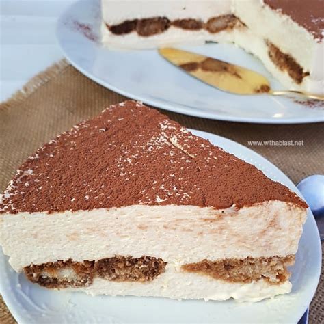 Tiramisu Cheesecake No Bake With A Blast