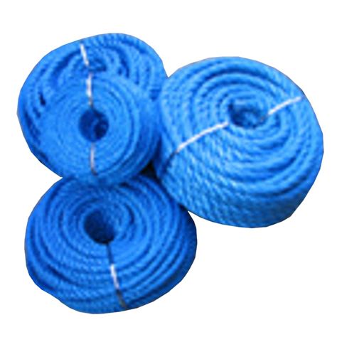 Blue Polypropylene Rope Mini Coil