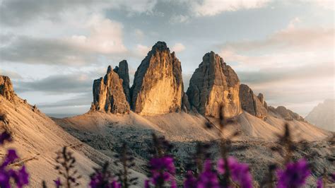 Download Wallpaper 2048x1152 Beautiful Dolomites Mountain Cliffs