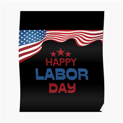 Happy Labor Day New York Happy Labor Day Labor Day 2023 Poster
